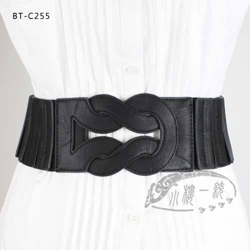 Free shipping high-quality fashion ladies belts Women Leather Knot Trimming Strech Wide Waist Belt Cinch Belt BT-C255