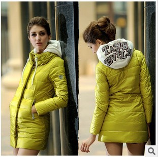 Free Shipping High Quality Hot Sale NEW Women's Down Jacket Long Coat Cotton Chemical fiber blended