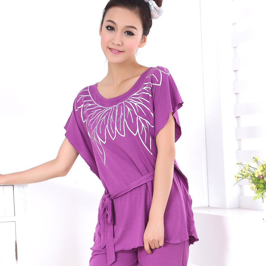 Free shipping high quality Model Sleepwear set