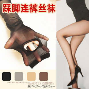 free shipping High quality step rompers stockings running tights legging ultra-thin plus crotch transparent sexy silk socks