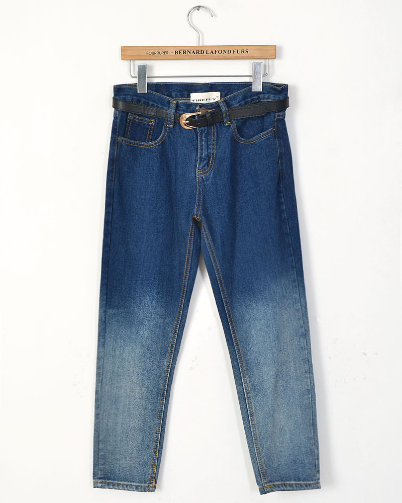 Free Shipping High quality water wash gradient color jeans wholesale