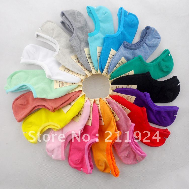 Free shipping high quality women's waste-absorbing quick-drying  cotton invisible socks sock slippers without trademark