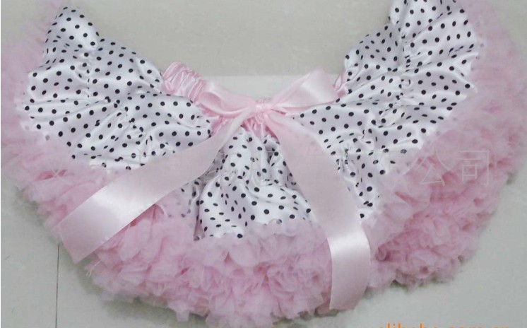 Free Shipping  high qualitychiffon dot skirt ballet skirt princess skirt tutu Children's Day performances