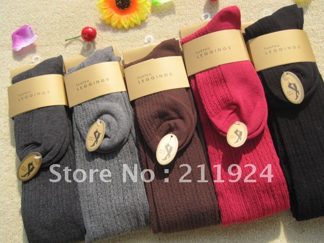 Free shipping high range Quality soft cotton thermal autumn and winter thickening wool pantyhose socks