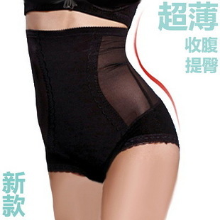 Free shipping High waist abdomen pants drawing butt-lifting body shaping pants trigonometric slimming pants