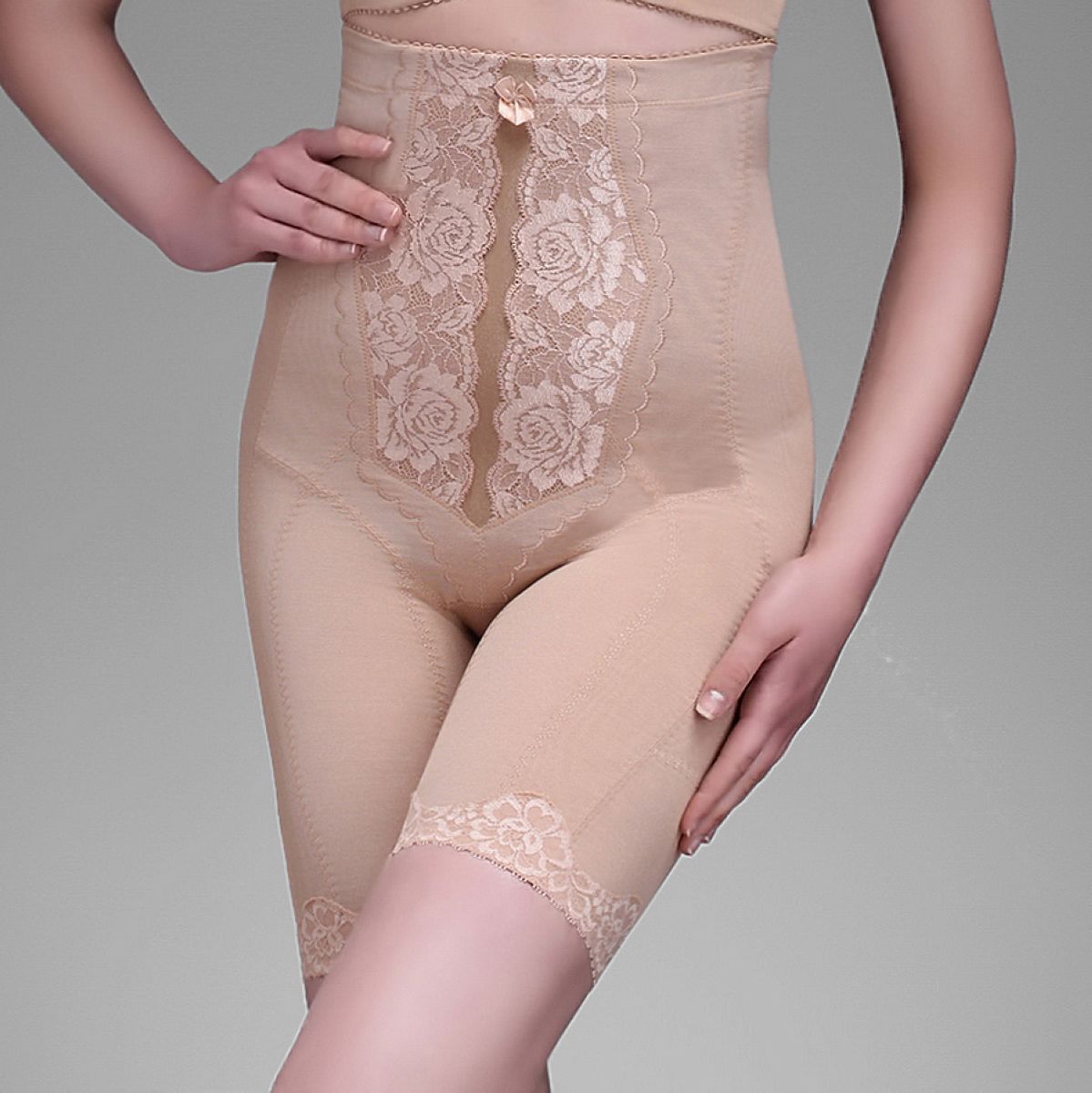 Free shipping High waist body shaping beauty care pants abdomen drawing butt-lifting bottom legs plastic leg pants