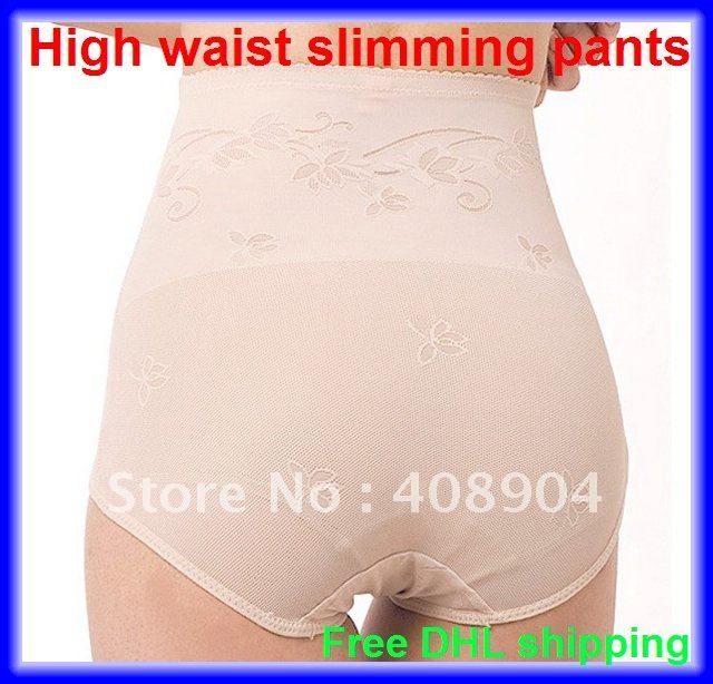 Free shipping high waist Slimming Pants underwear shaping lingerie wholesale 100pcs