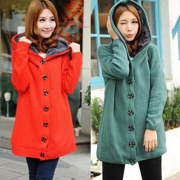 Free Shipping Holiday Sale 2013 Faux fur lining women's spring warm long fur coat jacket clothes wholesale hat overcoat