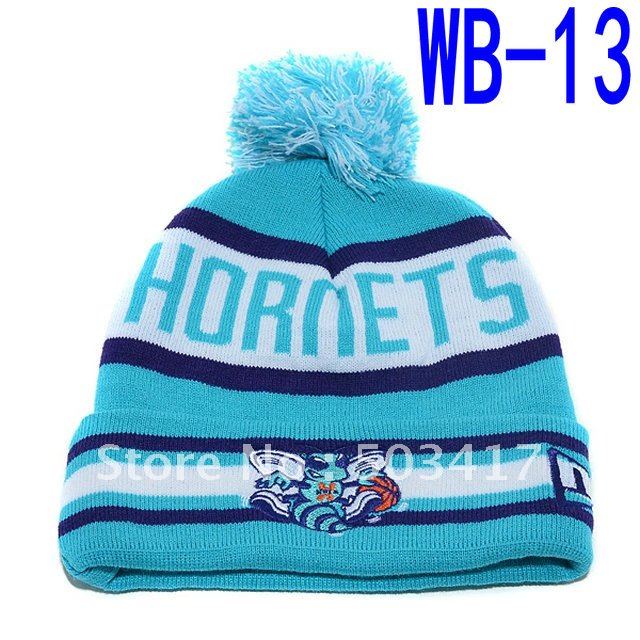 Free Shipping Hornets Beanies Thick Winter Knitted Hat Mix order