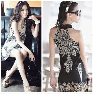 Free Shipping!HOT/201 New Dress/The new fashion/falbala dress/tall waist skirt/skirt with shoulder-straps/ A1150