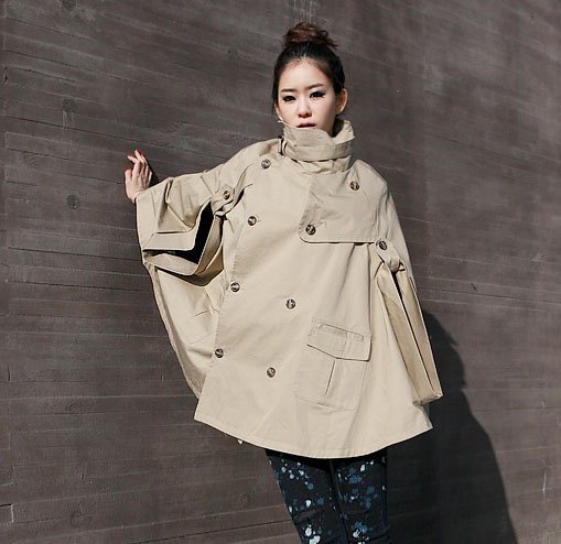 Free Shipping Hot Design Popular Women's Poncho Coat Hoody FY001