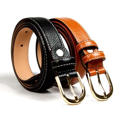 Free shipping Hot imported high-quality  Women Pin Buckle Genuine Leather calfhide 1" Belt fashion ladies belts rBT-B418r