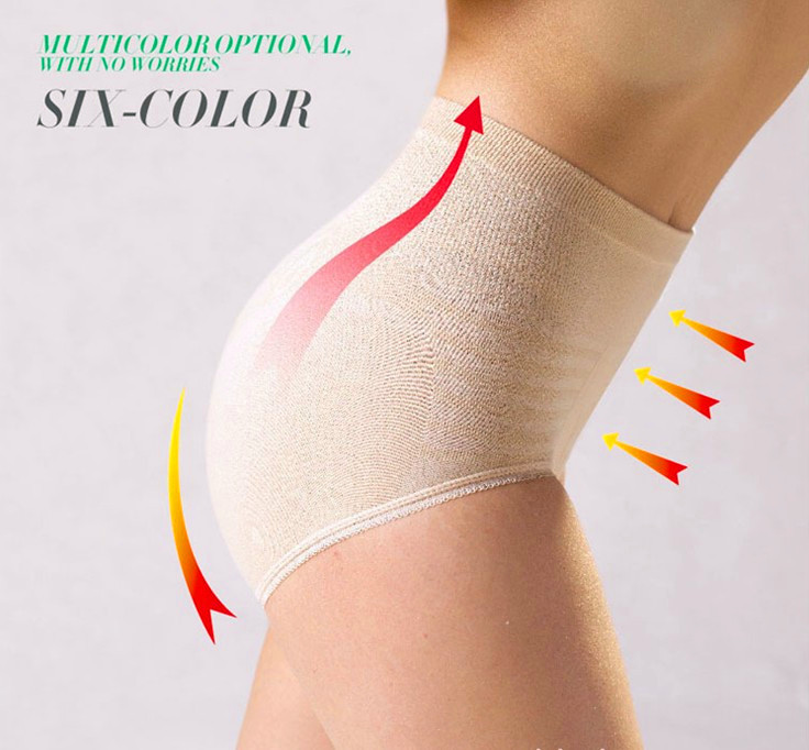 Free shipping HOT lady's Seamless high Waist hip Slimming pants,high waist underwear, reduced fat carry buttock pants 3pcs/lot