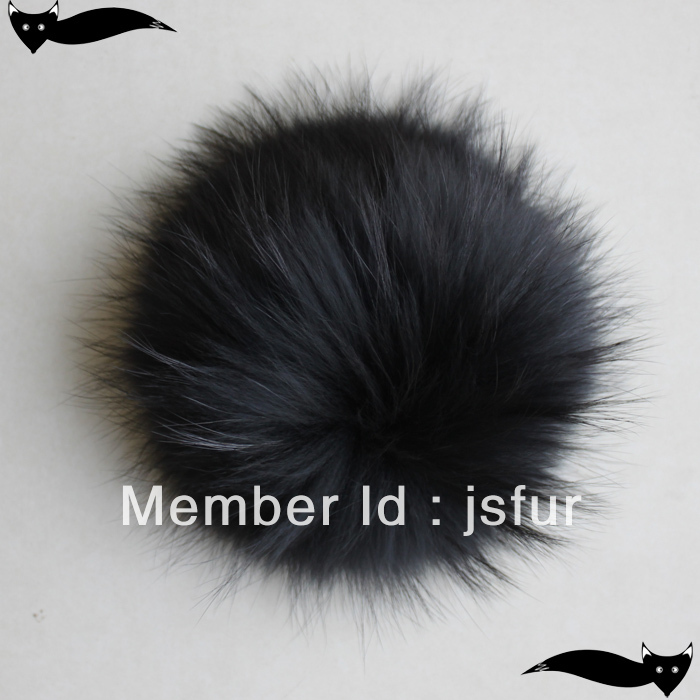 Free shipping hot luxurious 15cm raccoon fur ball key chain hats scarves adjustable