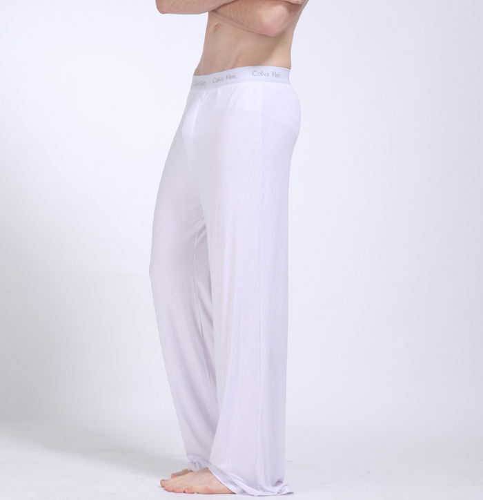 Free Shipping hot Modal casual loose male trousers lounge pants basic long johns