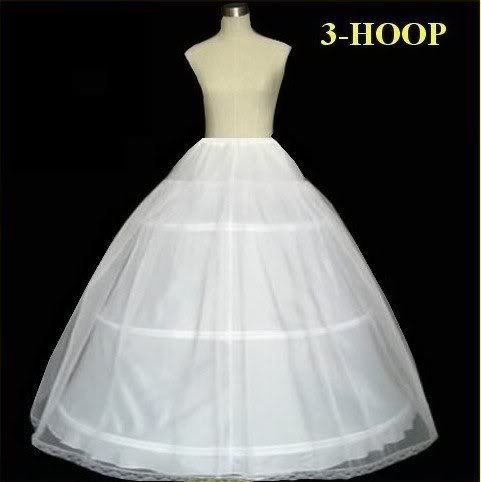 Free shipping Hot sale 50% off HOOP Ball Gown BONE FULL CRINOLINE PETTICOAT WEDDING SKIRT SLIP H-3