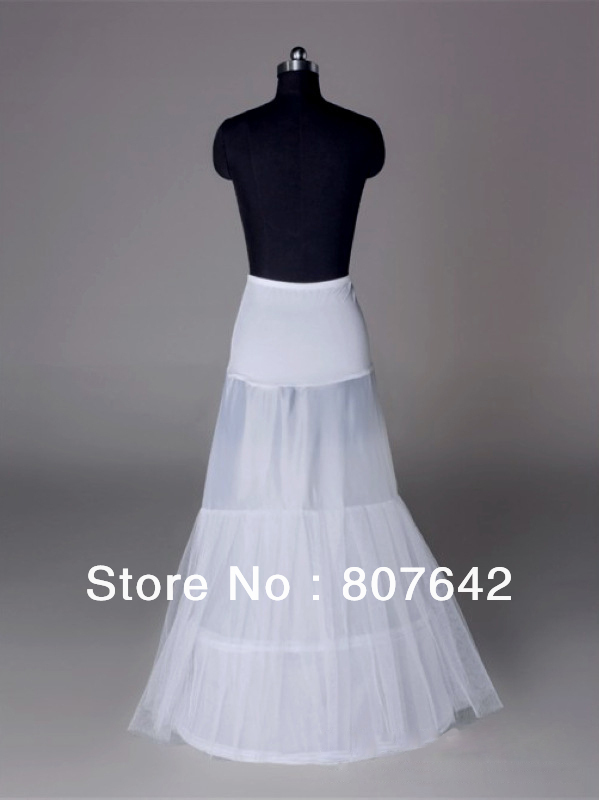 Free shipping Hot sale Cheapeat 2 Hoop Wedding Bridal Gown Dress Petticoat Underskirt Crinoline Wedding Accessories Sky-P003