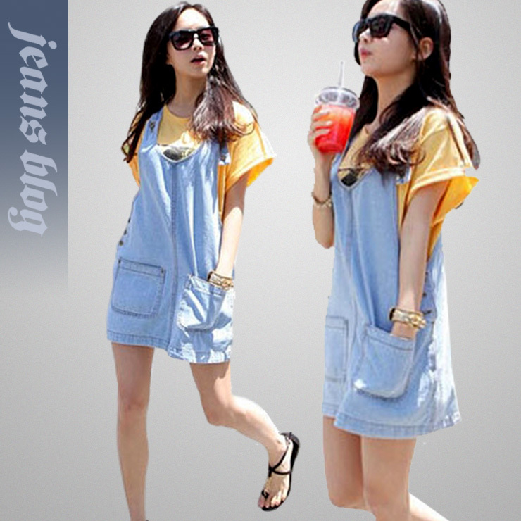 Free Shipping  Hot Sale Fashion Denim Dress Casual  Dress Classical Fashion  9269