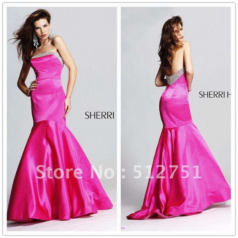Free shipping Hot sale Fashion  Floor length Fold Taffeta  Open back  Sleeveless  Sweetheart  Prom Dresses Evening Dresses