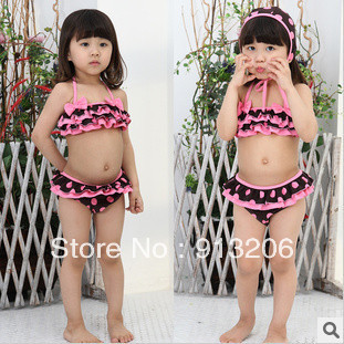 FREE SHIPPING -Hot sale Girl/Baby Swimwear Tankini Swimsuit  Bather baby clothing SZ2-3-4-5-6T