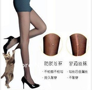 Free Shipping! hot sale!hot 4 colors sexy tight pantyhose sheer silk stocking