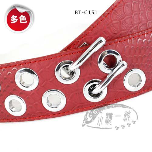 Free shipping Hot-sale imported high-quality fashion ladies belts Women Snake Skin Stud Leather Wide Wrap Belt vgi BT-C151 gh