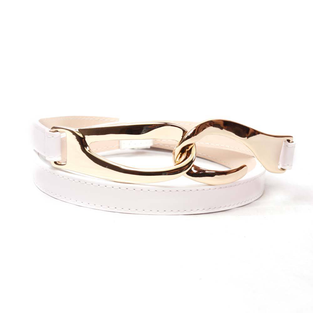Free shipping Hot-sale imported high-quality Gold Toned Hardware Women Patent Leather Skinny Hip Belt vb BT-A086 qw
