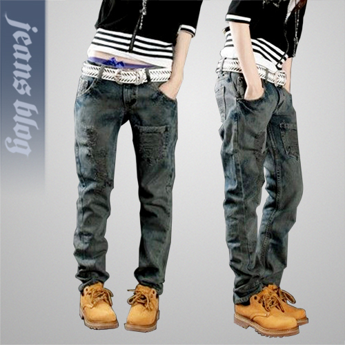 Free Shipping Hot Sale Ladies Straight  Harem Pants Vintage Casual Jeans 9448