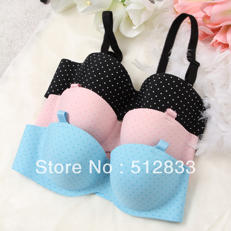 Free shipping hot sale one piece seamless bra set push up underwear set wholesale/retail