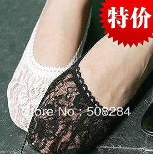 FREE SHIPPING,hot sale,Shoes necessities,fashion/casual lace socks,women's Invisible socks,sock slippers