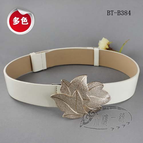 Free shipping Hot-sale Women Gold Leaves Buckle Genuine Patent Leather Belt ladies' fashion belt rBT-B384r