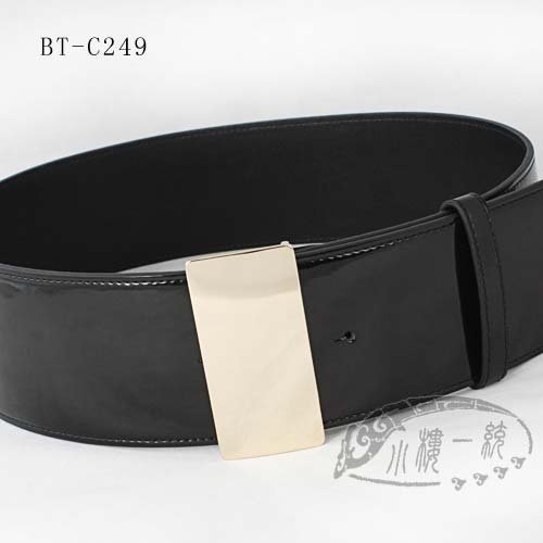 Free shipping Hot-sale Women Gold Toned Buckle Black Patent Leather Wide Cinch Belt Waist Fashion belts BT-C249