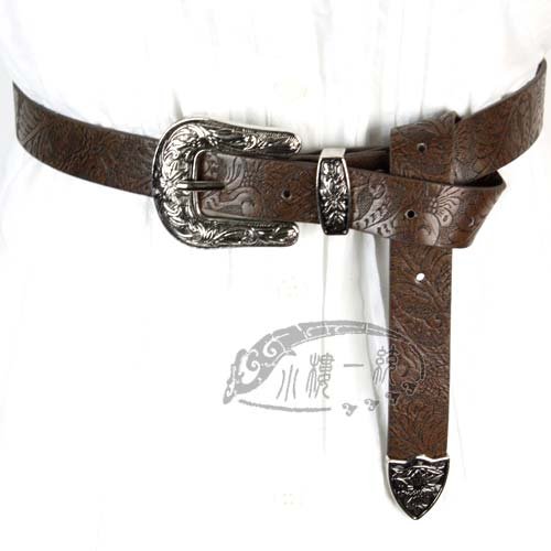 Free shipping Hot-sale Women Pin Buckle Tooled Faux Leather Belt  ladies' fashion belts women's belt BT-B386ss