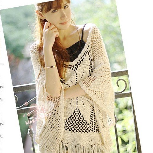 Free shipping  hot sale Women's fashion sweater, ladies'  knit clothing with bat sleeve/butterfly sleeve