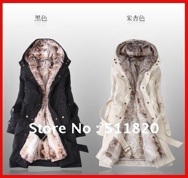 free shipping hot sale women's new winter fur bladder long jecket,warm fur lining padded clothes,winter coat XS~XXXL