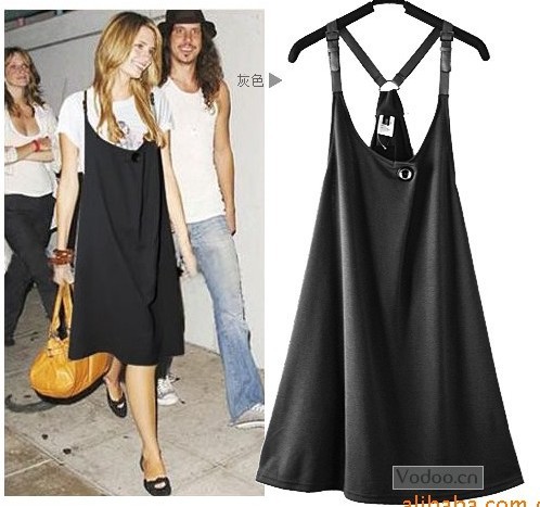 Free shipping hot sale womens fashion Sling maternity dress summer casual comfortable vest pregnant dress