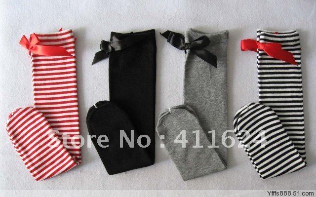 free shipping hot sell 10 pair b2w2 Children's knitting ribbon leg warmers baby leggings warmers kids sock baby socks