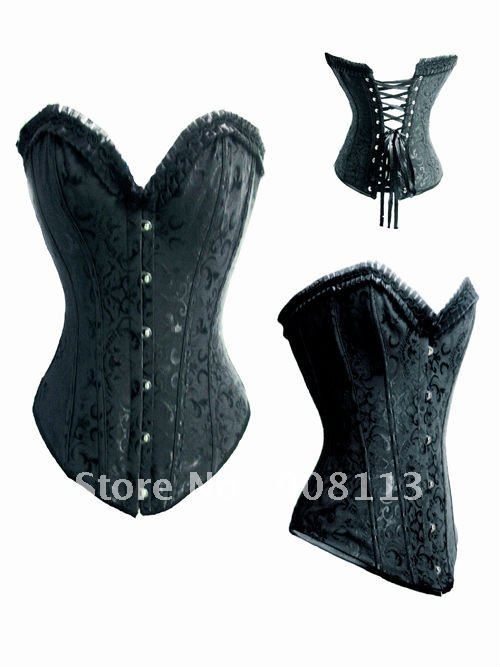 Free shipping!! Hot sell,100% New,sexy corset, ladies'corset,under bust corset steel boned,free shipping