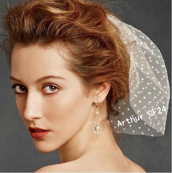 Free Shipping hot seller Bridal Veil Big Bow Flower wedding veils Hair Accessory Party Headdress Decoration Wholesale&Retail