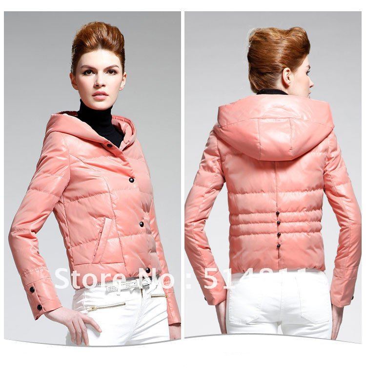 FREE SHIPPING, Hot selling!2012 winter Brand fashion warm down coat short design slim women down jacket