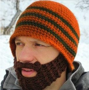 free shipping!!! hot selling  bearded hat  wool warmer hats