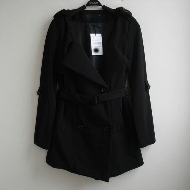 Free shipping! Hot-selling cp81 2013 spring o-neck double breasted belt trench excellent design - 0.75