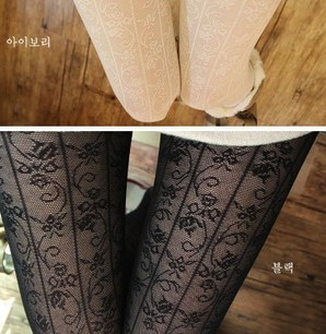 free shipping Hot-selling jacquard pantyhose stockings princess lace flower pantyhose 2pcs/lot
