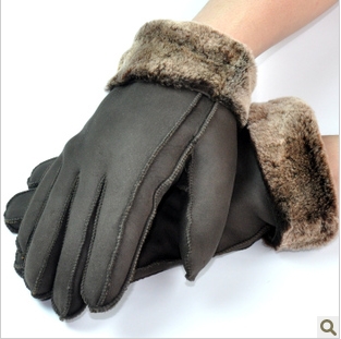 Free Shipping Hot-selling Winter Fashion Sheepskin Gloves Women's Leather Gloves Genuine Leather Gloves