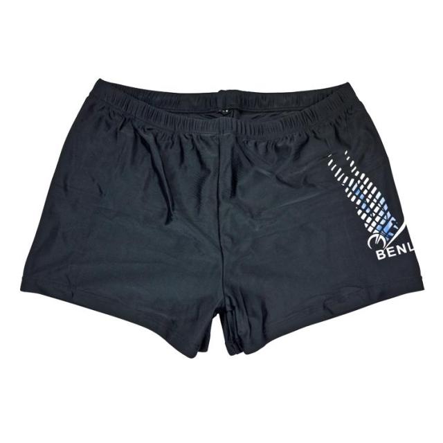 Free shipping Hot spring trousers male casual boxer swimming trunks black male swimming trunks Swimming
