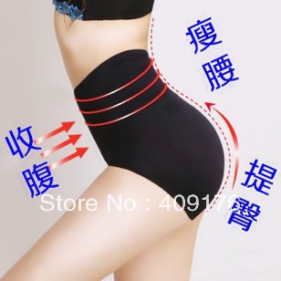 Free Shipping Hotsale High Wait Slimming control panties Seamless shaper pants breathable body control corset 2pcs/lot