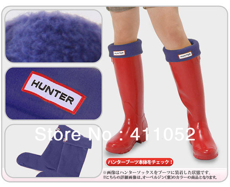 Free Shipping Hunter socks liner ankle sock hunter rain boots rainboots socks