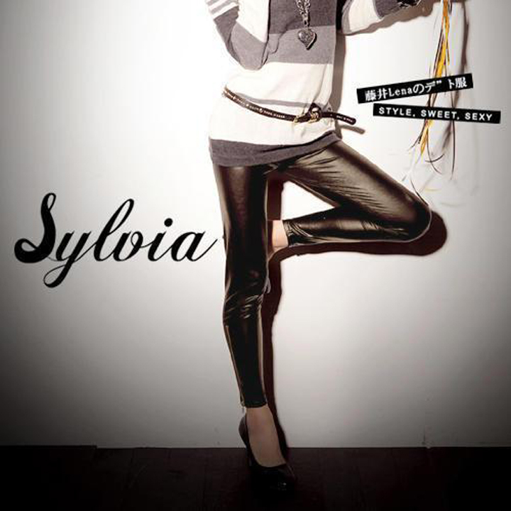 free shipping Imm autumn matt tight elastic skinny pants plus size high waist faux leather pants legging female