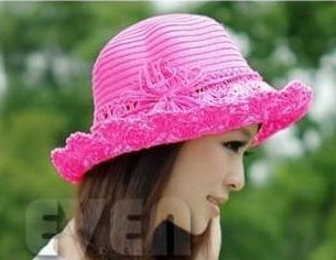 Free shipping in the basin of cap, fisherman hat tide female style straw hat sunshade hat leisure beach sun hat    yfm002