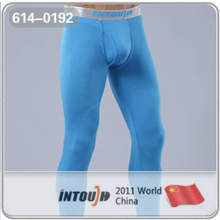 Free shipping! Intouch2011 silver modal trousers long johns cotton wool pants